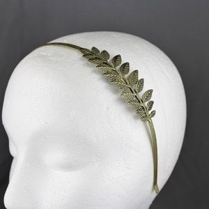 bronze laurel leaf headband greek goddess